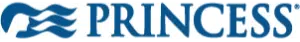 Princess Cruises logo with blue wave and text wordmark